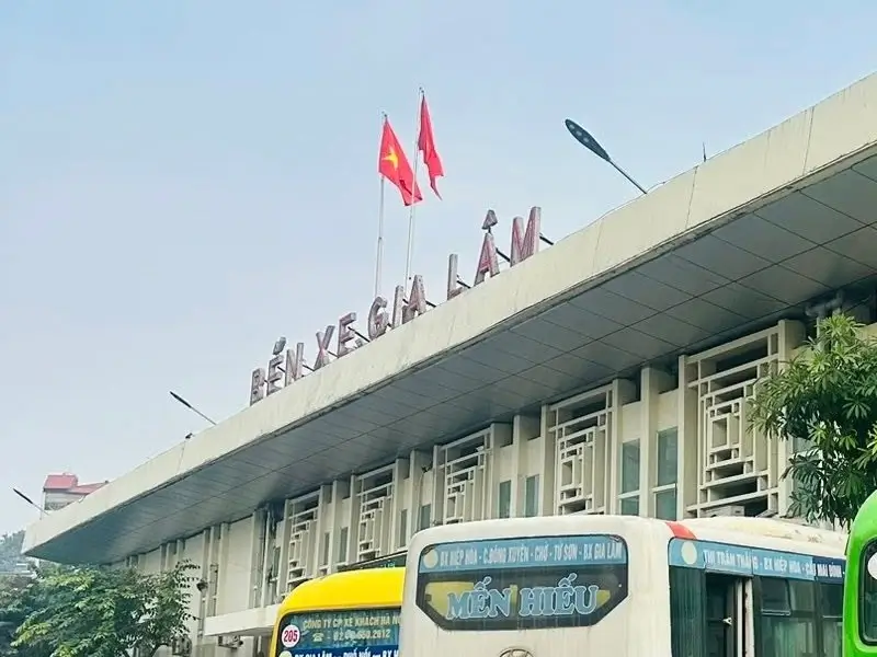 Gia Lam Bus Station in Hanoi